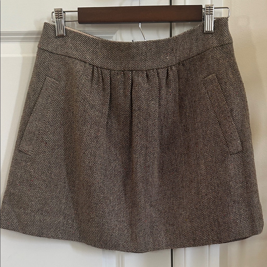 J. Crew Brown Mini Skirt